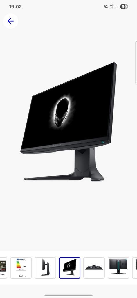 Alienware AW2521HFA 240hz 1ms gaming monitor, Computers en Software, Ophalen, Gaming