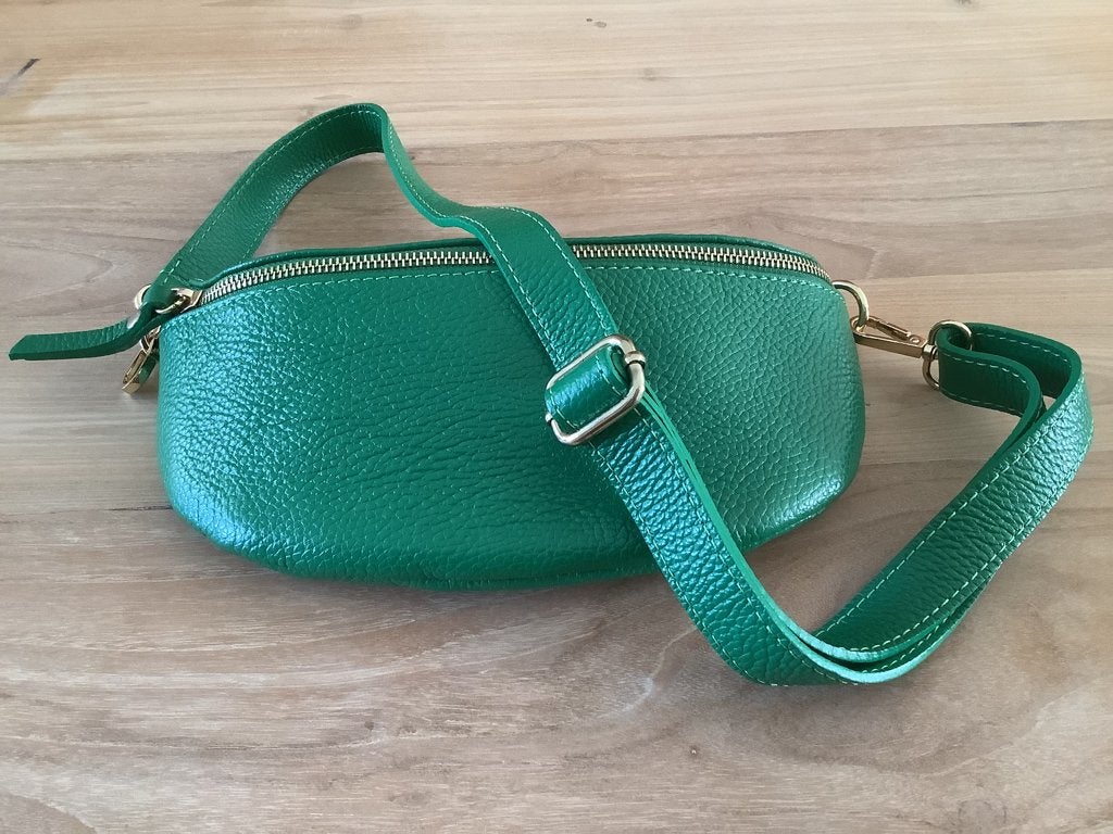 Groen schoudertasje, Kleding | Dames, Jurken, Ophalen of Verzenden, Zo goed als nieuw, Groen