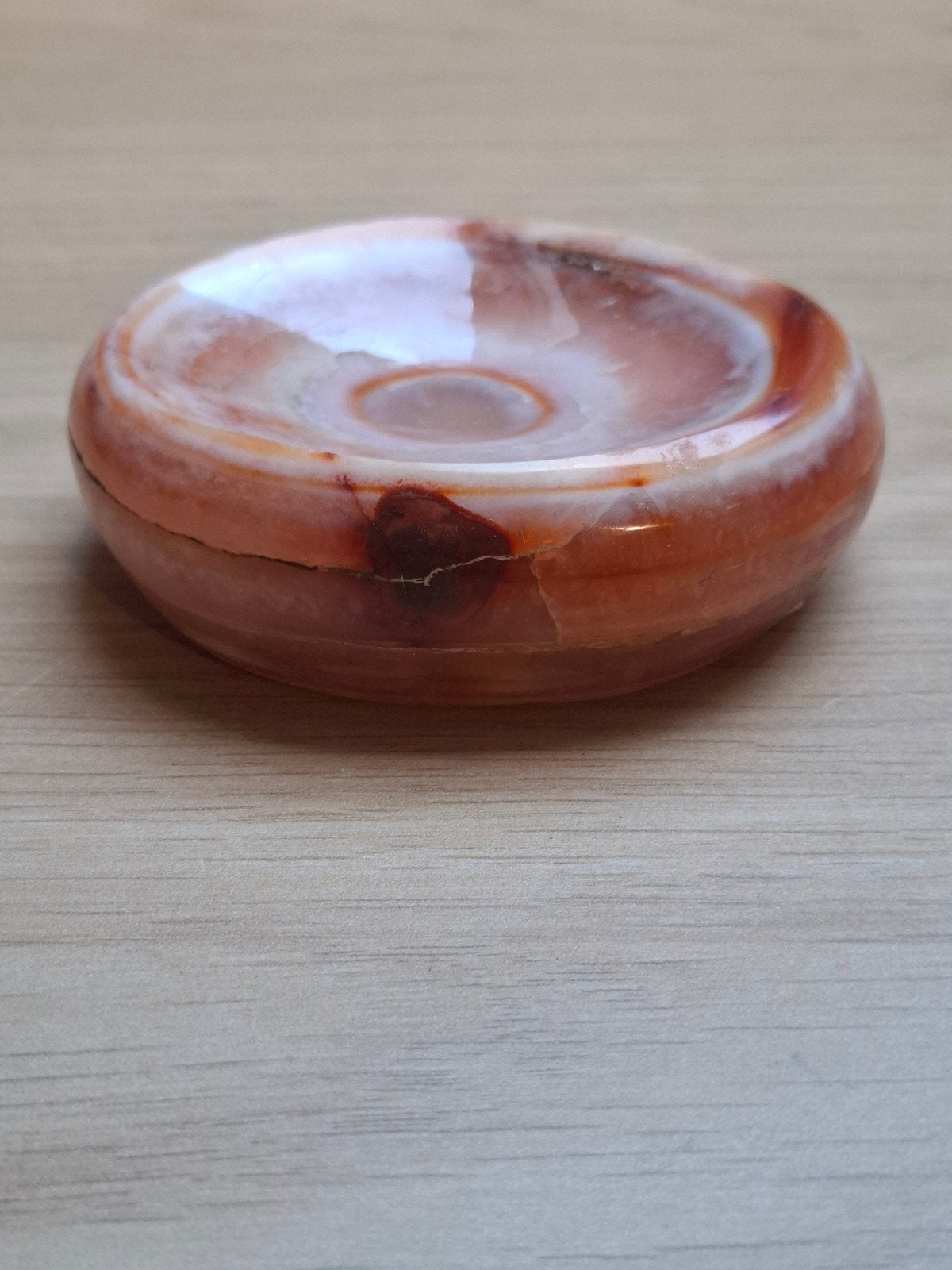 plat en agate cornaline, Collections, Enlèvement ou Envoi, Minéral
