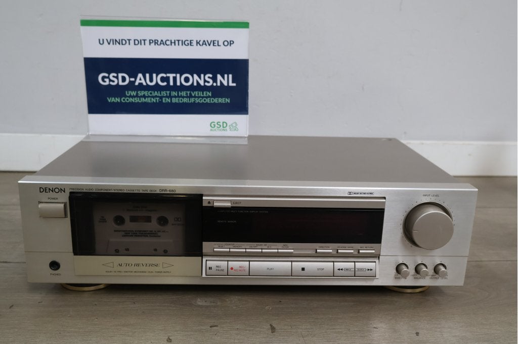 Denon cassette deck DRR-680, TV, Hi-fi & Vidéo, Decks cassettes, Enlèvement ou Envoi, Niet ingevuld, Niet ingevuld, Niet ingevuld