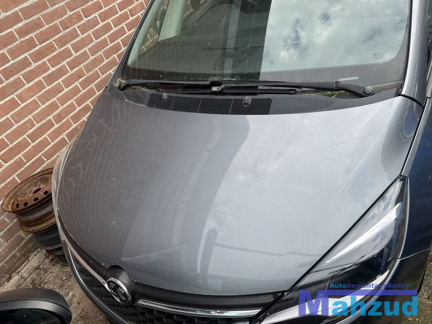 OPEL ZAFIRA C facelift Grijs Z10B motorkap 2012-2017, Gebruikt, Opel Automobile GmbH, Kontakt@opel-infoservice.de, Motorkap