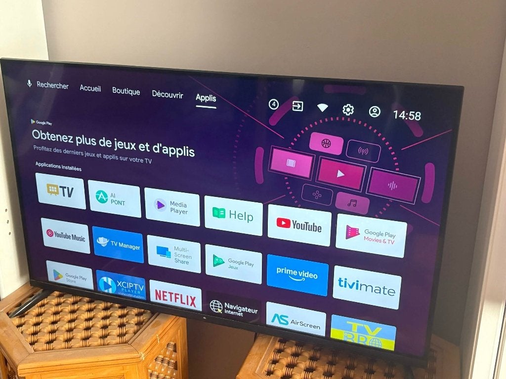 43-inch 4K UHD Smart-tv - OK. OTV 43AU-5023C -Perfecte staat, Audio, Tv en Foto, LED, 50 Hz, Zo goed als nieuw, 40 tot 60 cm