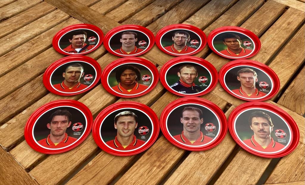 12 vintage onderzetters, Ophalen, Zo goed als nieuw