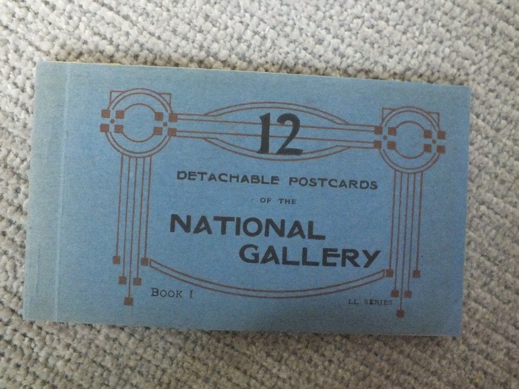 Boekje 12 postkaarten National gallery ongelopen, Ophalen of Verzenden, Ongelopen