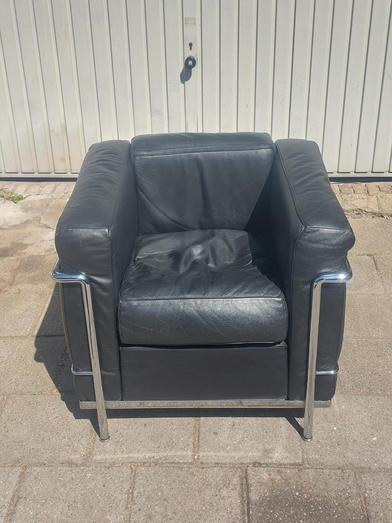 Originele Vintage Cassina LC2, Huis en Inrichting, Fauteuils, Ophalen