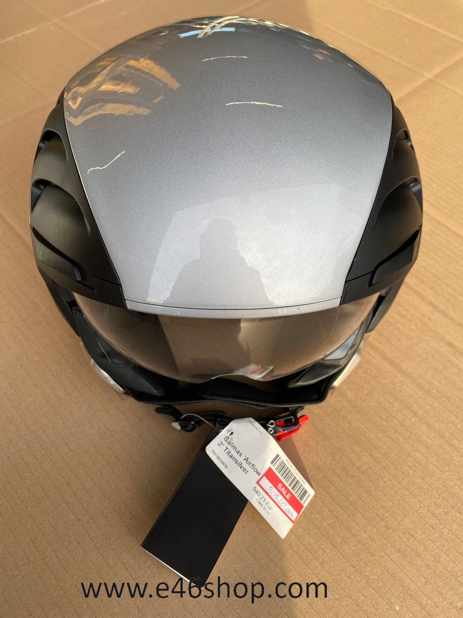 BMW Helm Airflow 2 titansilber met. MAAT 56/57 NIEUW  763185, Motos, Casque jet, -, -, -