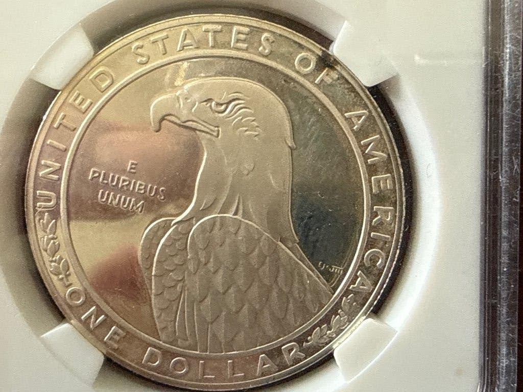 Dollar 1983 U.S.A, Verzenden, Zilver