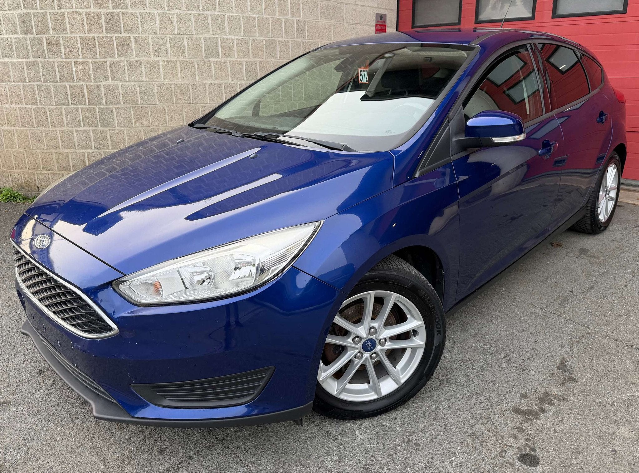 Ford Focus 1.0 EcoBoost Business Edition + CLIM (bj 2014), Auto's, Focus, Gebruikt, Euro 6, Blauw