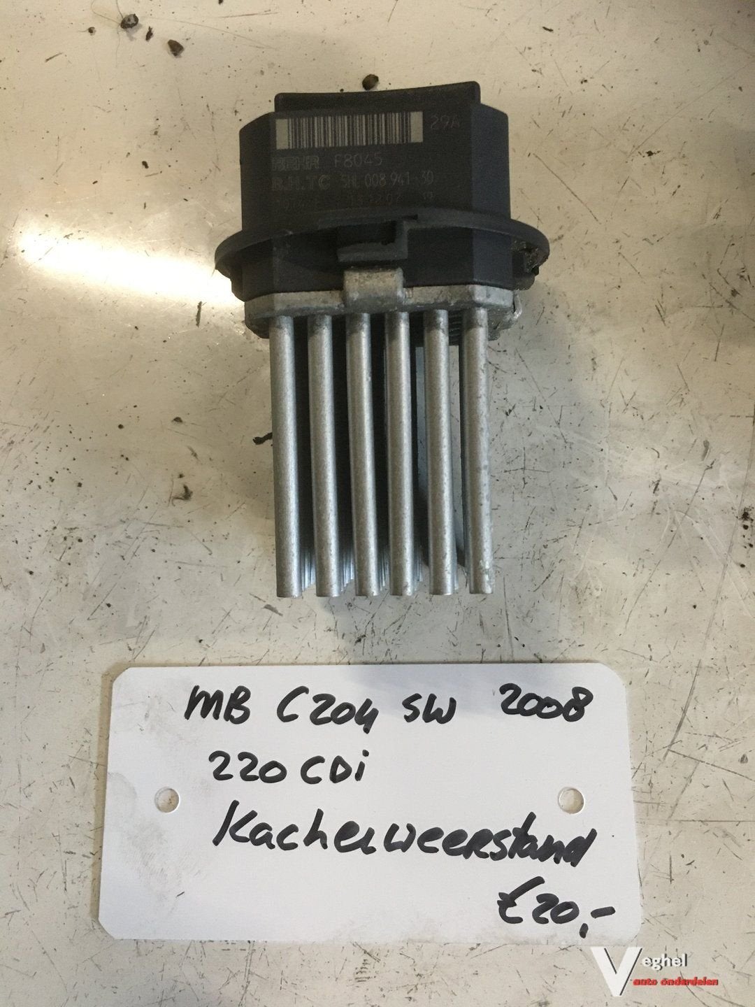 Mercedes C 204 SW 220 cdi 2008  Kachelweerstand, Gebruikt, -, -, Ophalen of Verzenden
