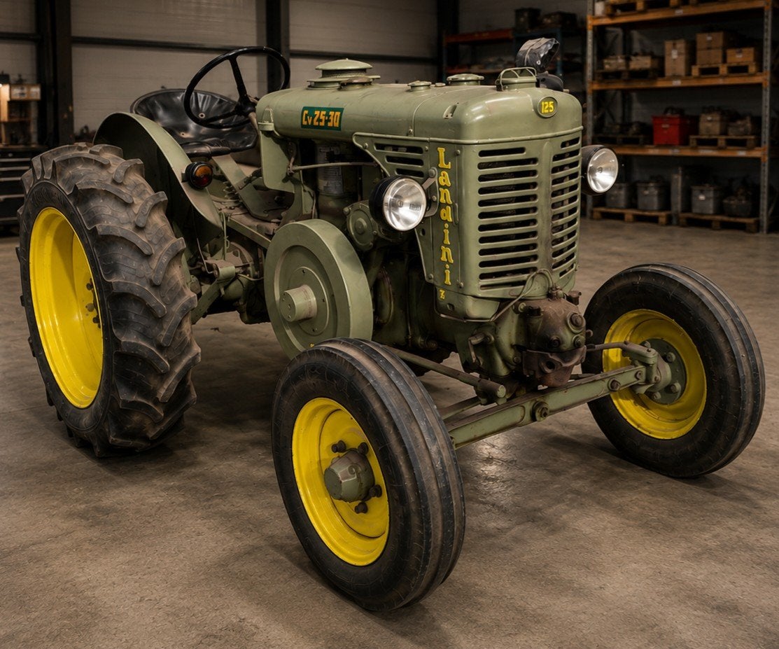 landini l25 oldtimer tractor, Zakelijke goederen, Ophalen