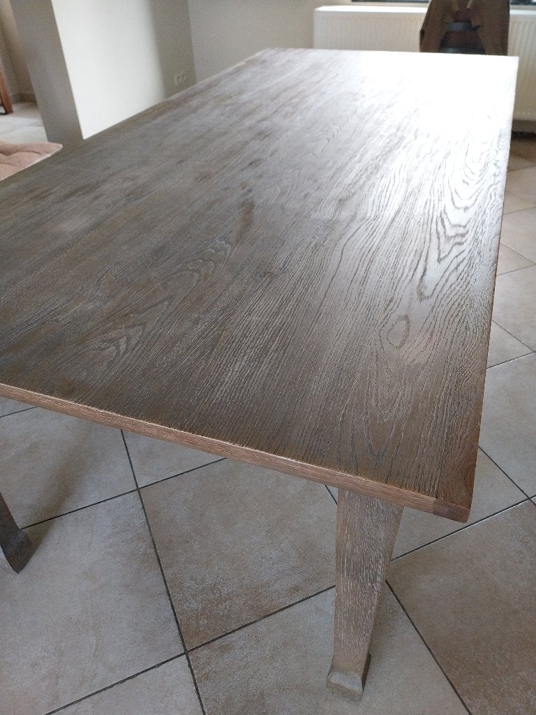 Table de salle a manger chêne claire, Maison & Meubles, Enlèvement, Utilisé, 50 à 100 cm, Chêne