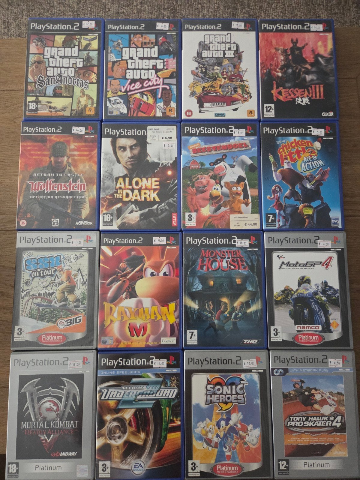 Playstation 2 games - zie beschrijving, Enlèvement ou Envoi