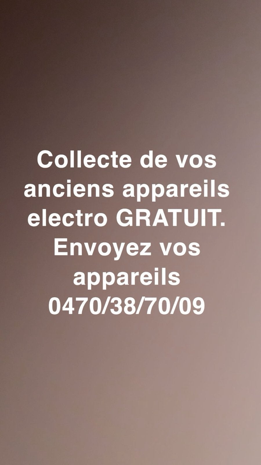 Collecte de vos anciens appareils electro !, Offres d'emploi