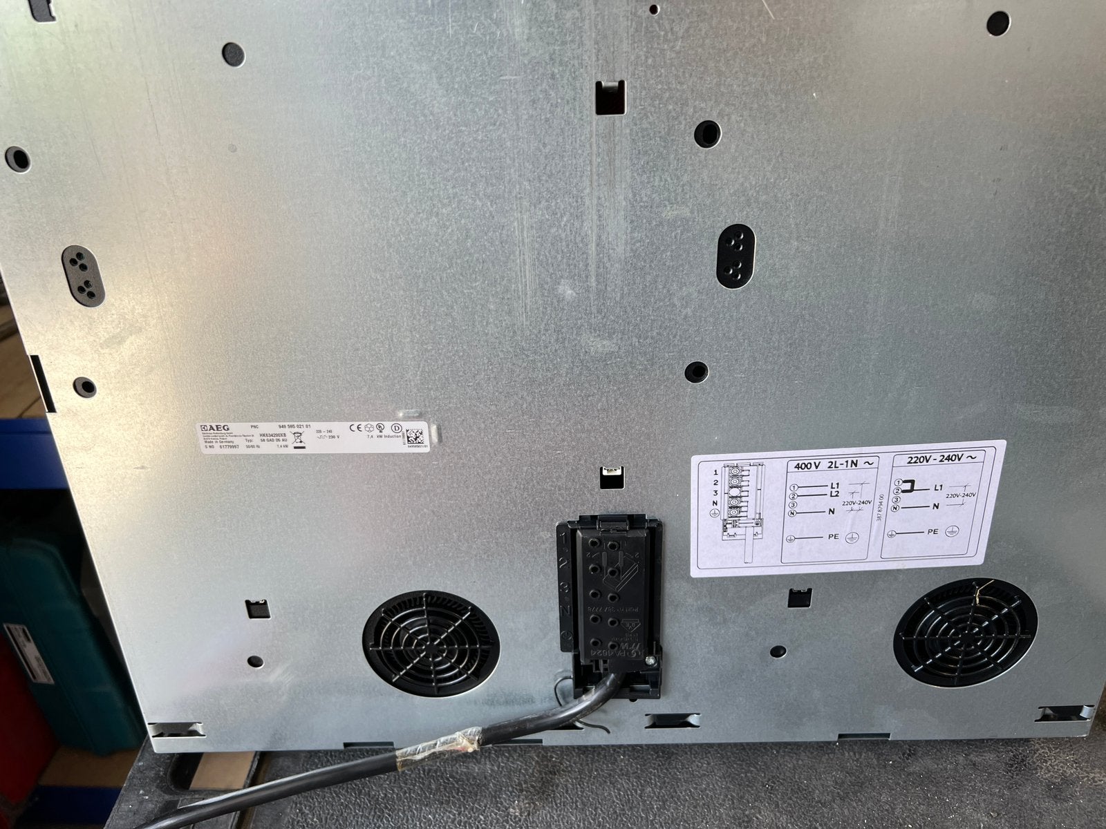 Kookplaat aeg 60cm inductie, Ophalen, Zo goed als nieuw, Inductie