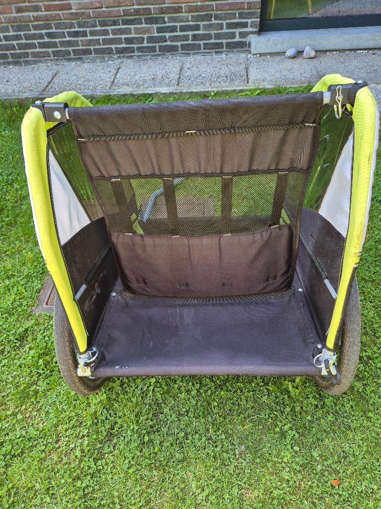 Fietskar veelar 2 personen groen, Ophalen, Gebruikt, 20 tot 40 kg, Kinderkar