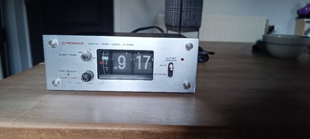 Vintage Pioneer Digital timer JT-215A Flip Flap Clock Japan, Ophalen of Verzenden, Onderdeel