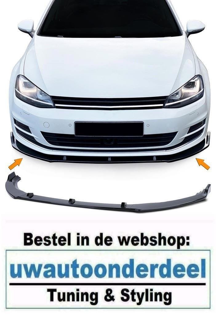 Spoiler Voorspoiler Splitter Glans Zwart Geschikt Voor Vw Go, Verzenden