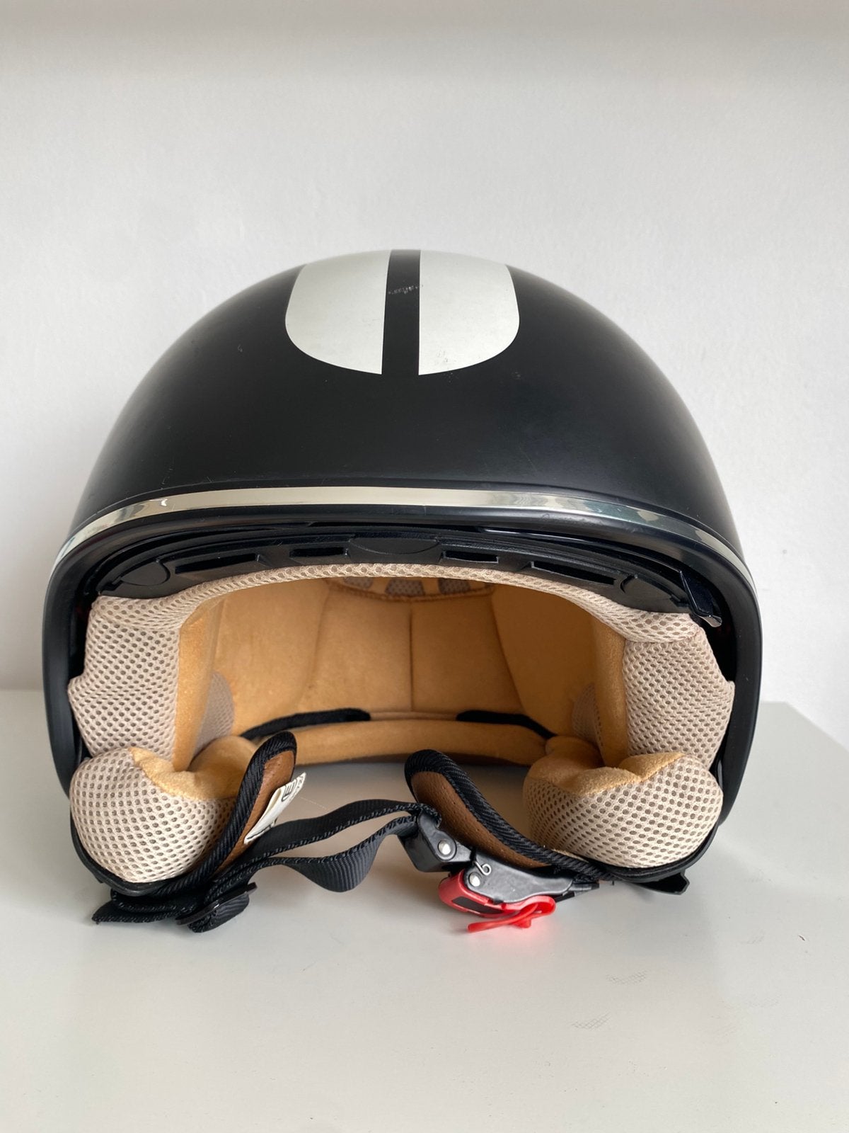 Scooterhelm VITO, Fietsen en Brommers, Brommerhelmen, Ophalen, Gebruikt