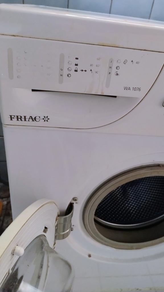 Friac wasmaschiene, Ophalen