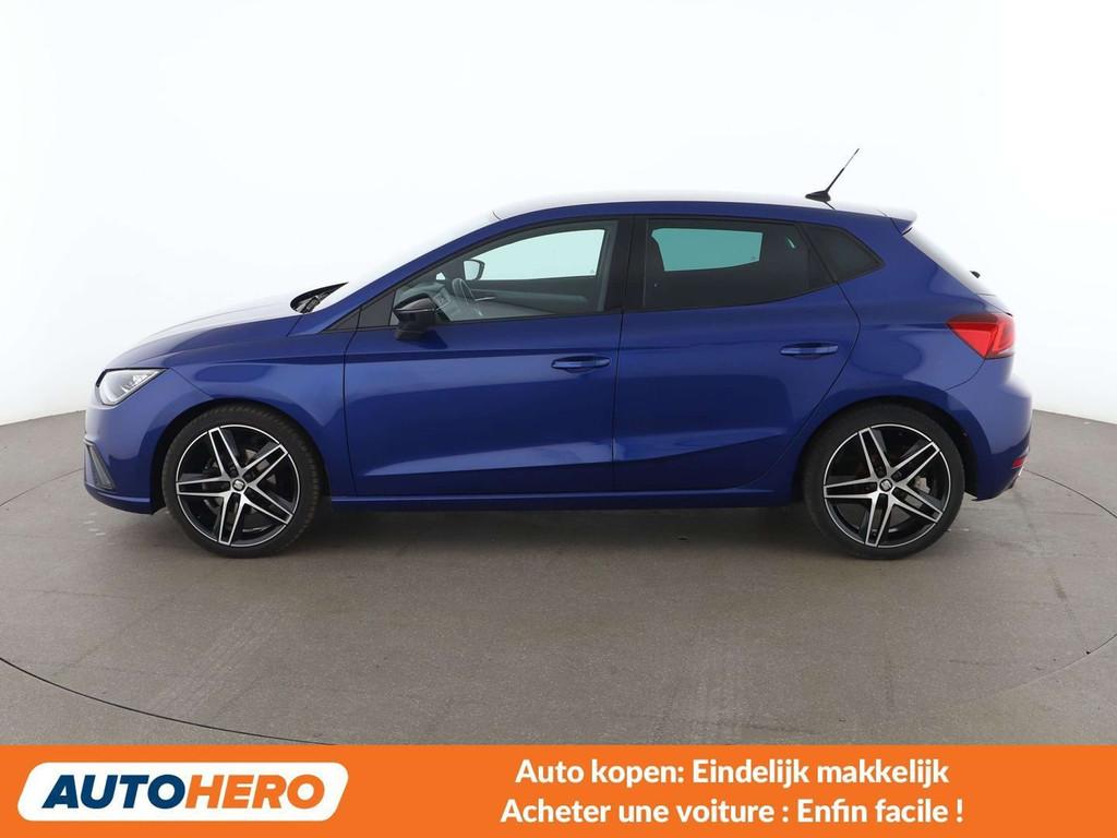 SEAT Ibiza 1.0 TSI FR (bj 2021, automaat), Auto's, Seat, Gebruikt, Blauw, Alcantara, Ibiza