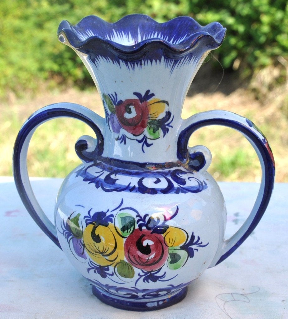 vase en faience du portugal, Enlèvement ou Envoi