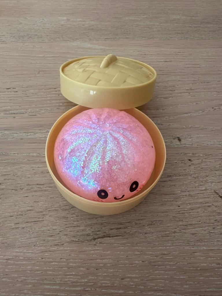 Squishy Dumpling - paillettes roses, Enfants & Bébés, Enlèvement ou Envoi, Neuf