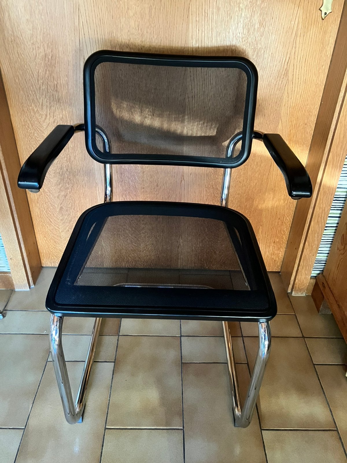 Set van 4 Thonet S 64 Freischwinger, Ophalen, Zo goed als nieuw, Zwart, Metaal