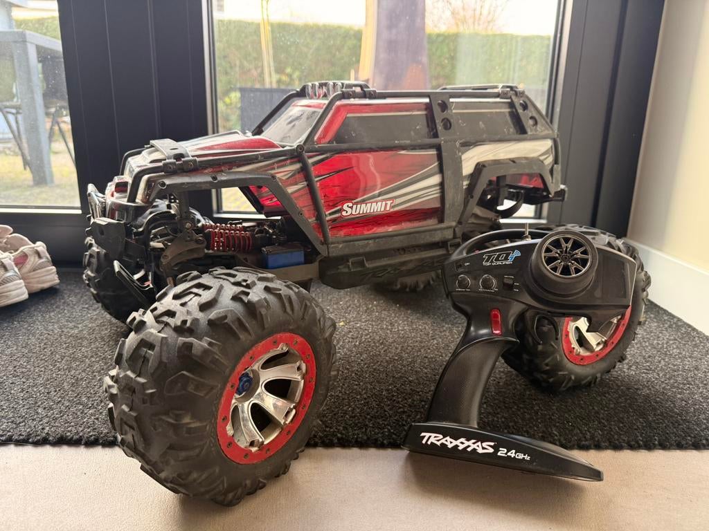 Traxxas Summit 1:8 4x4 crawler, Gebruikt, Auto offroad, Schaal 1:8, Ophalen