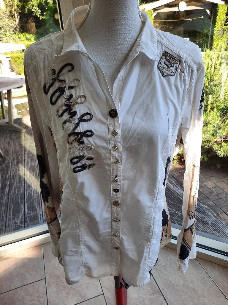 Knappe blouse ELISA CAVALETTI - L/XL, Kleding | Dames, Overige kleuren, Verzenden, Maat 42/44 (L), Cavaletti