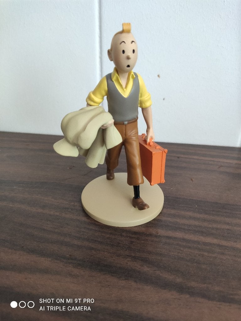 Figurine Tintin, Enlèvement, Tintin, Comme neuf, Statue ou Figurine