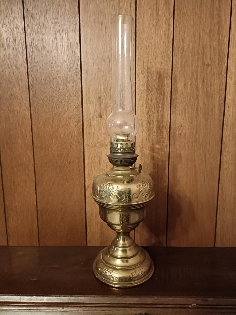 olielamp, Ophalen, Koper of Brons