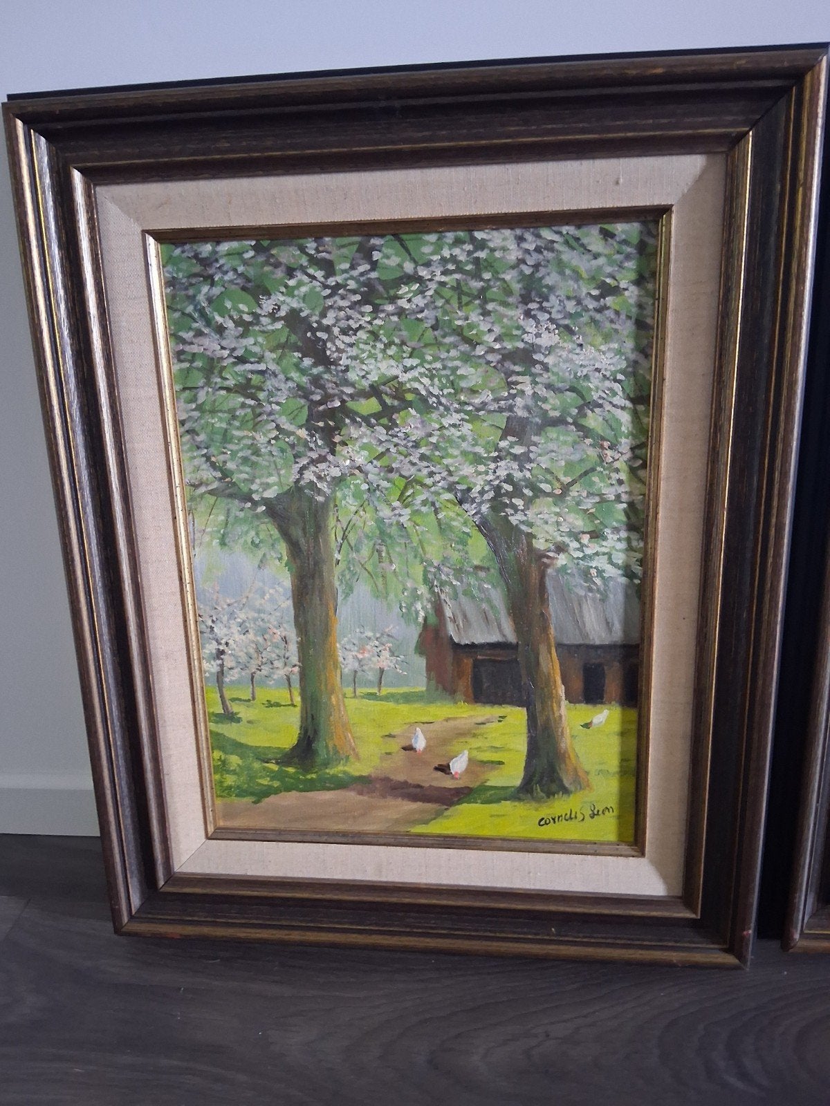 4 schilderijen 4 seizoenen, Antiek en Kunst, Kunst | Schilderijen | Klassiek, Ophalen