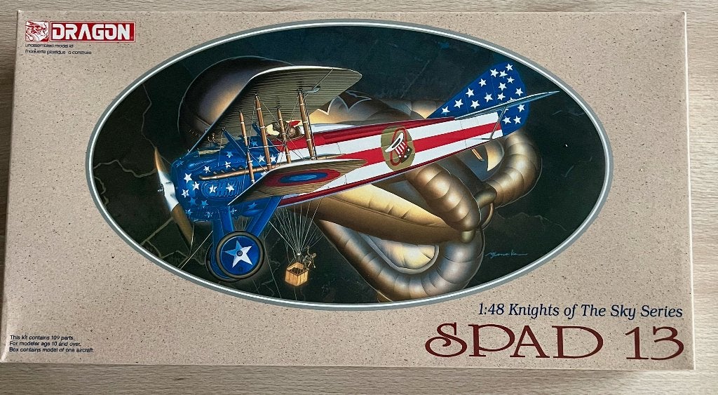 SPAD XIII Knights of the sky Series 1/48 Dragon 5902, Enlèvement, Comme neuf, Plus grand que 1:72, Avion