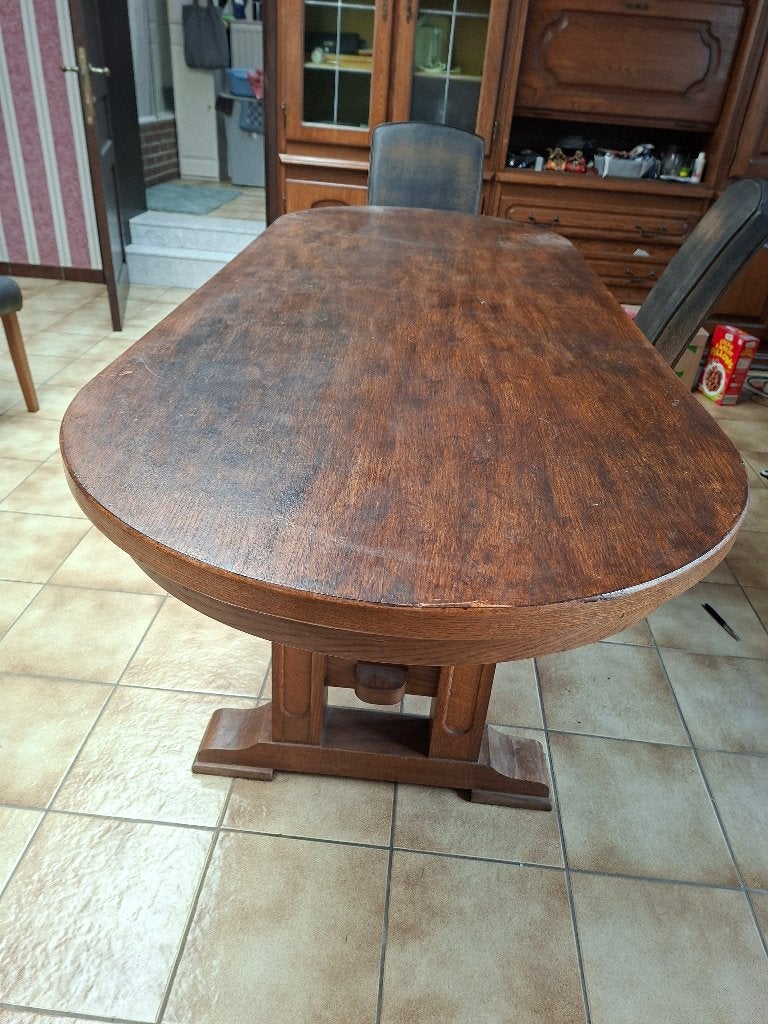 Tafel, Huis en Inrichting, Ophalen, Gebruikt, 200 cm of meer, 50 tot 100 cm