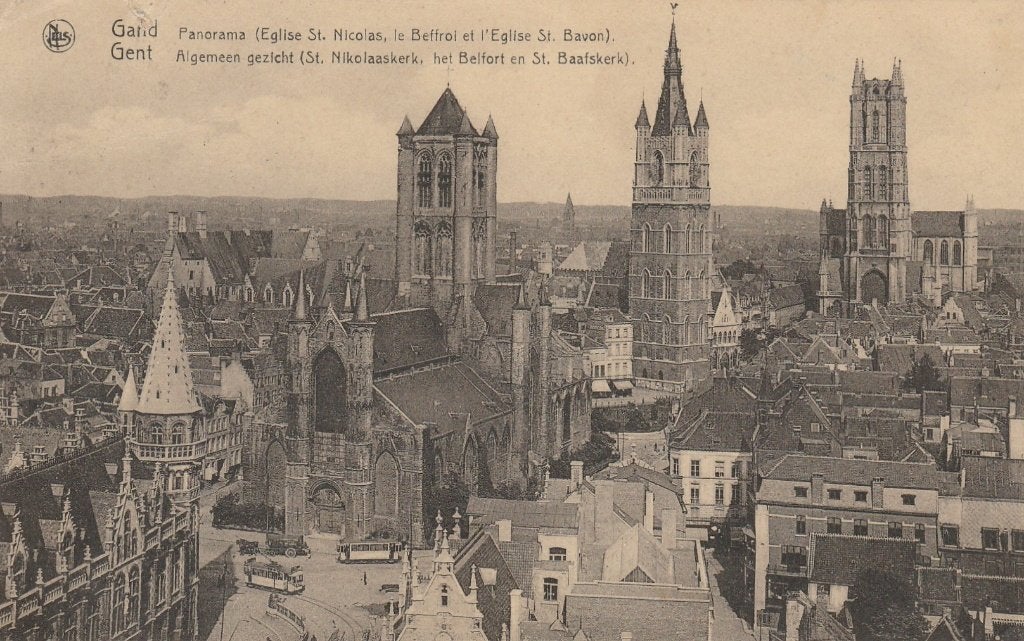 Gent, Ophalen of Verzenden, 1920 tot 1940, Gelopen, Oost-Vlaanderen