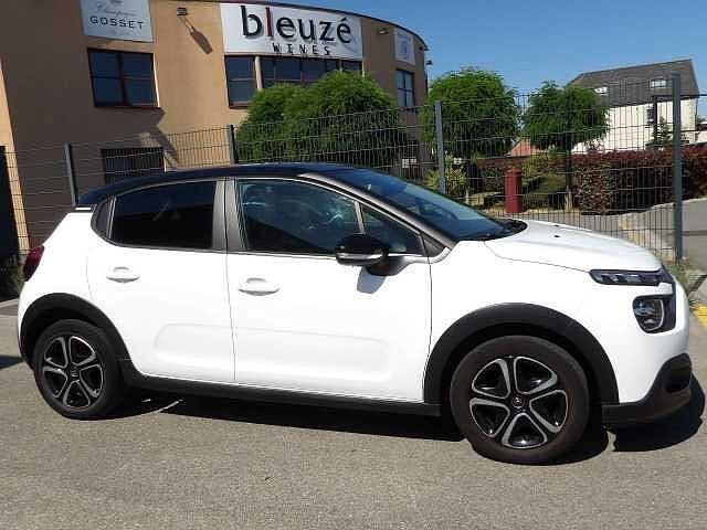 Citroen C3 1.2i PureTech Shine S, Auto's, Euro 6, 1199 cc, Wit, Bedrijf