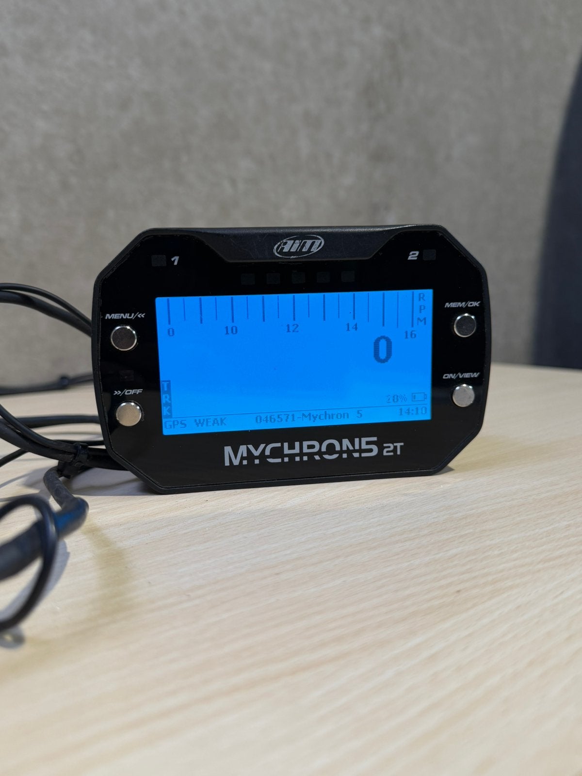Mychron 5 2t laptimer, Sport en Fitness, Karting, Ophalen, Zo goed als nieuw