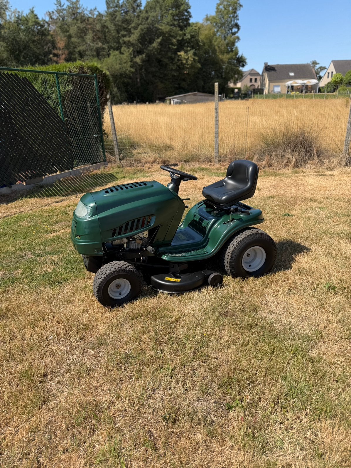 Zitmaaier mulcher met zijuitworp, Tuin en Terras, Ophalen, Zo goed als nieuw