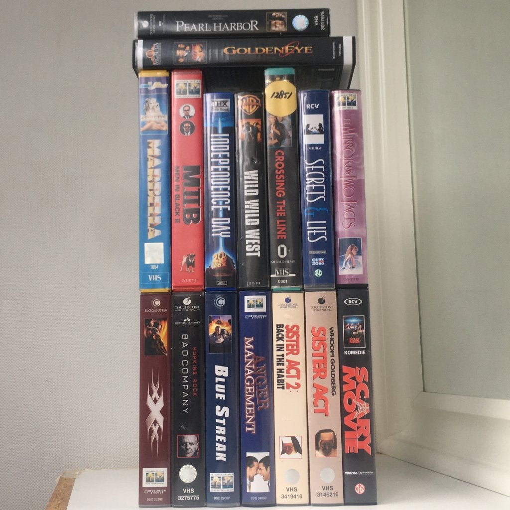 VHS Komedie, romantiek, actie, drama., Cd's en Dvd's, Nederlands ondertiteld, Gebruikt, Ophalen of Verzenden, Komedie