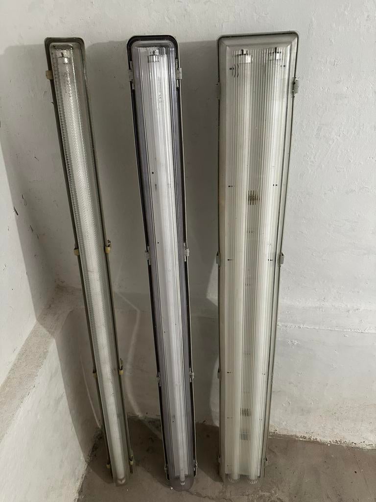 TL lampen inclusief armaturen, Huis en Inrichting, Ophalen, Gebruikt