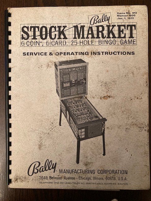 BALLY BINGO STOCK MARKET  + SCHEMA, Ophalen of Verzenden, Zo goed als nieuw
