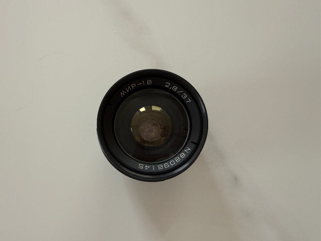 Mir 1B 37mm f2.8 soviet lens, Ophalen of Verzenden, Gebruikt, Handmatige focus