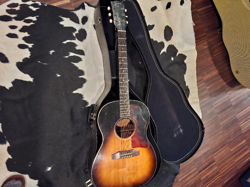 Vintage Gibson LG-1 1964, Musique & Instruments, Instruments à corde | Guitares | Acoustiques, Enlèvement ou Envoi, Comme neuf