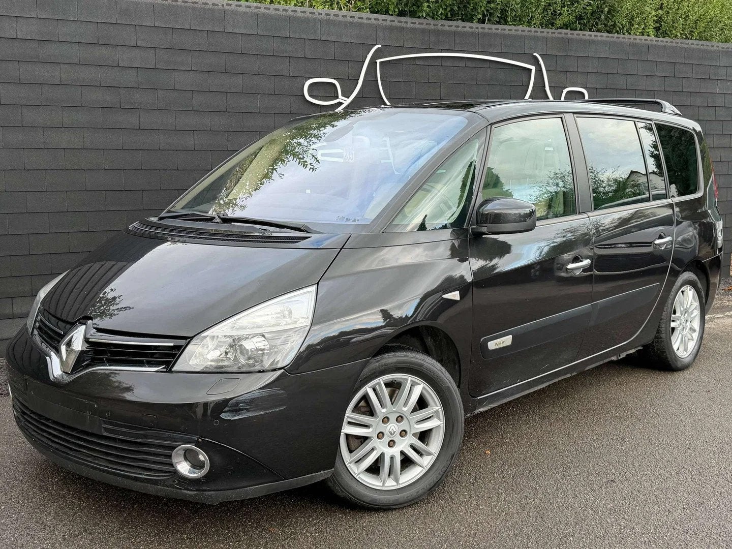 Renault Espace 2.0 dCi+7 PLACES+BOITE AUTO+CUIR+NAVI+CAMERA+, Euro 5, Zwart, Leder, Bedrijf