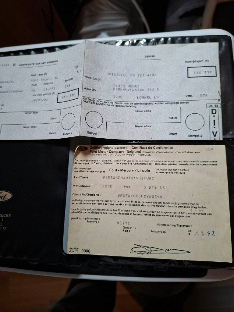 Taunus 16 Bravo (TC3), Autos, Autres modèles, 4 portes, Autre carrosserie, 5 places