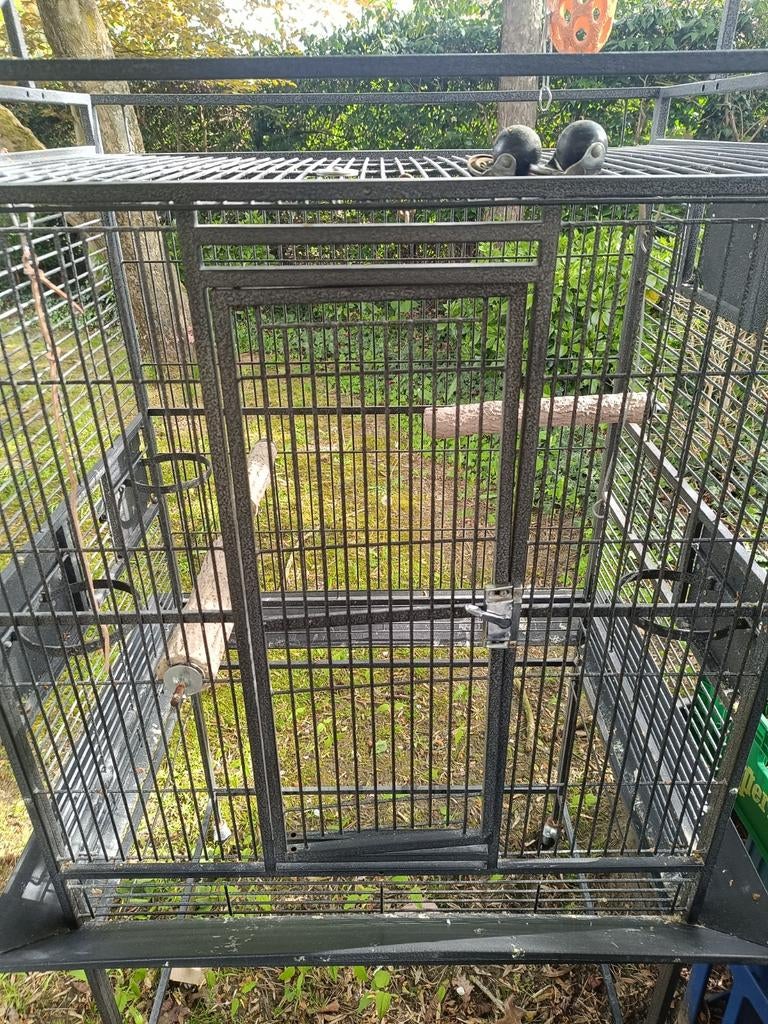 Papegaai kooi, Ophalen, Gebruikt, Aluminium, Vogelkooi