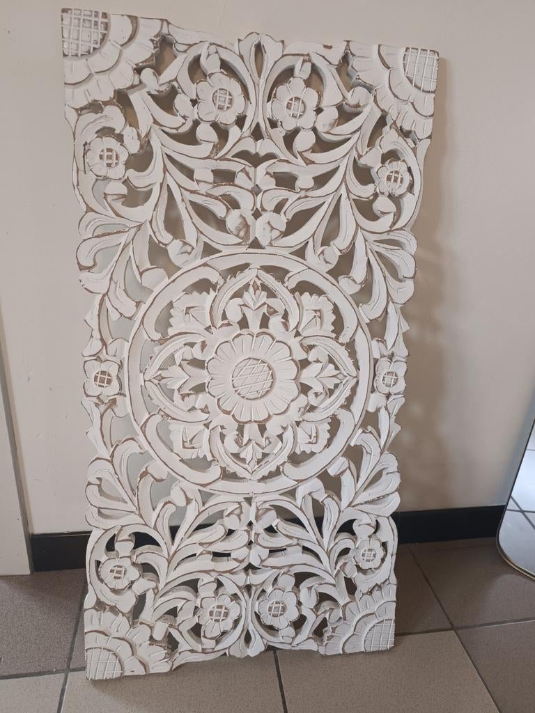 Décoration Murale Mandala blanc, Huis en Inrichting, Wit