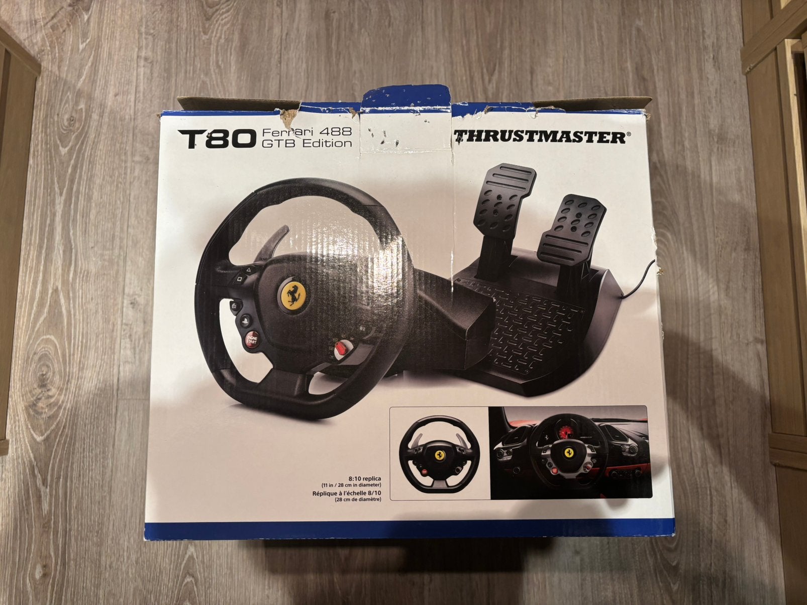 Volant de jeu Thrustmaster. T80, Enlèvement, Comme neuf