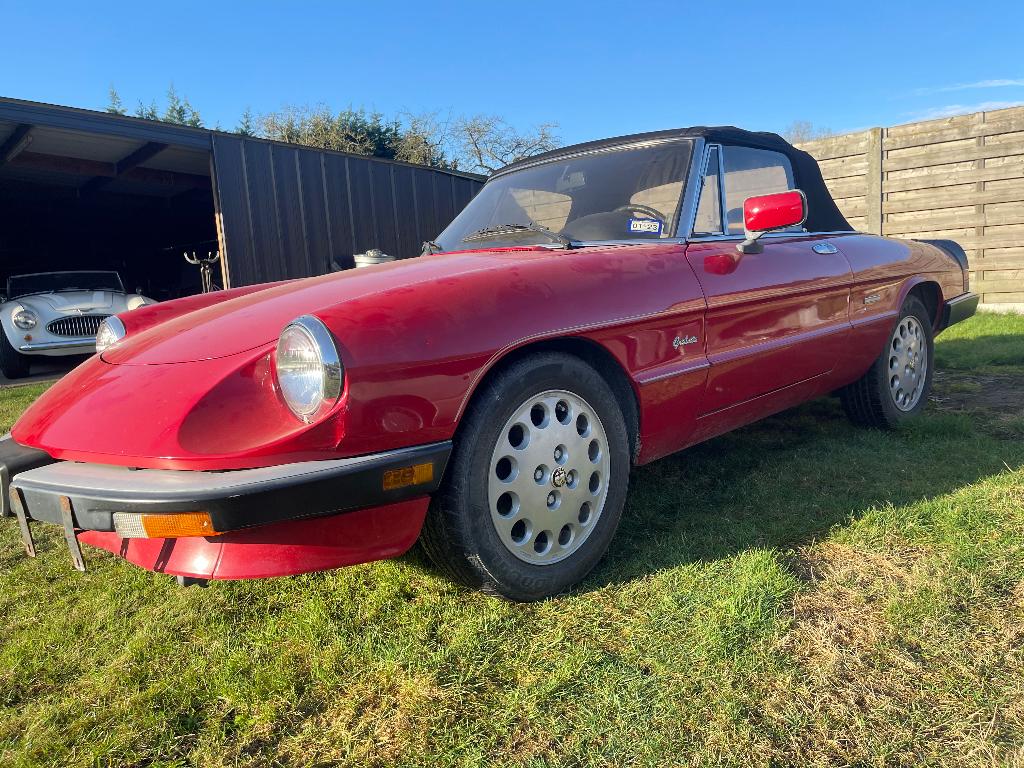 Alfa Romeo Spider, Auto's, 4 cilinders, Cabriolet, Spider, Bruin