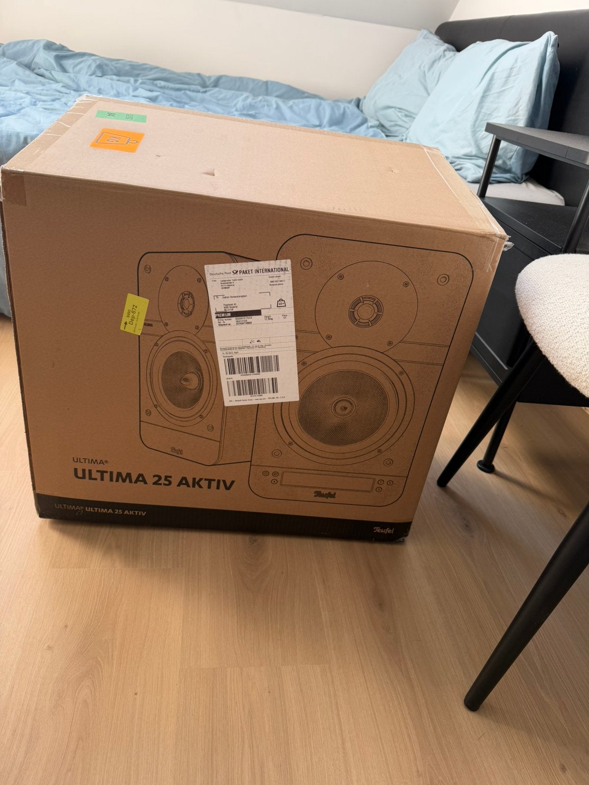 Teufel ultima 25 active, Audio, Tv en Foto, Luidsprekerboxen, Nieuw, 60 tot 120 watt, Bluetooth, Boekenplank luidspreker